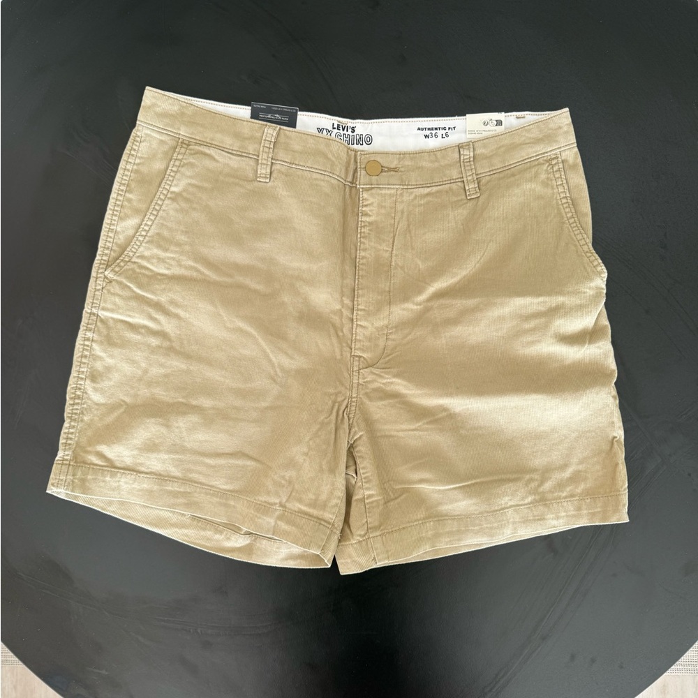Levi's Men's Corduroy XX Chino Flat Front Shorts Size 36”